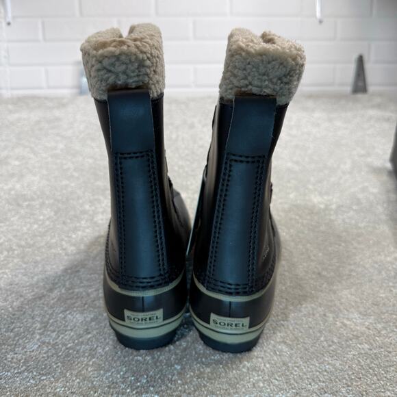 Sorel NIB YOOT PAC Nylon Youth 3 Waterproof Boot Snow Duck EU34 Black Insulated - Picture 5 of 15